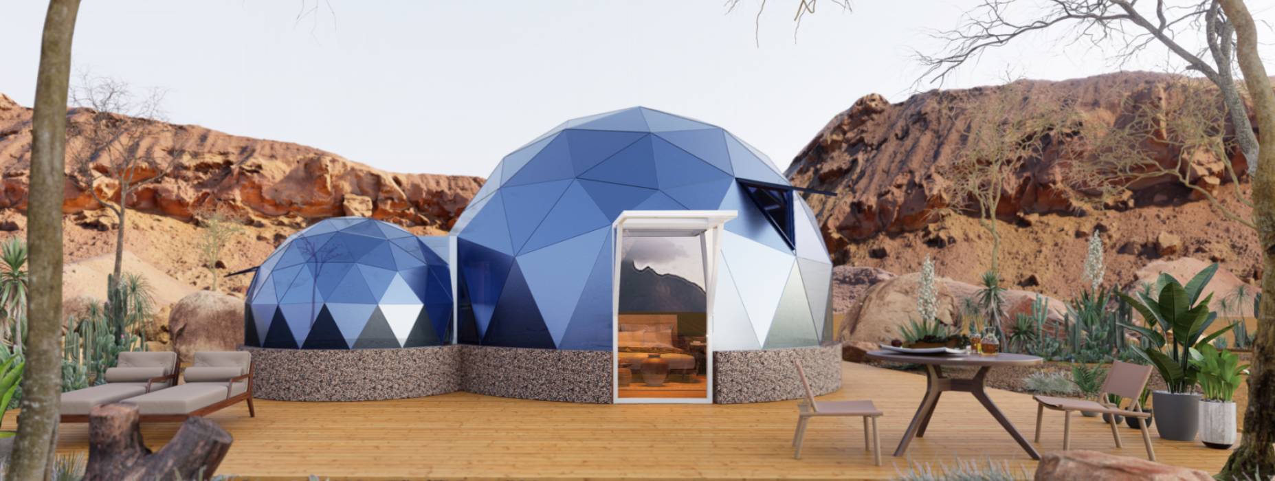 安源区球形智能光伏玻璃星空房